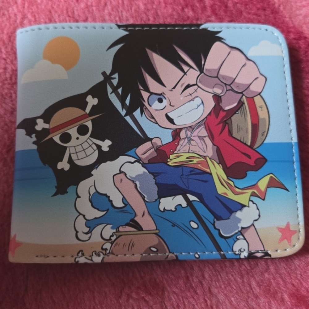 New One Piece Anime Manga Leather Wallet